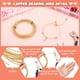 thumbnail image 4 of Alambre de joyería de latón dorado de calibre 18 de 20 pies, 1 mm de grosor, redondo, para manualidades, para hacer abalorios, anillos y otras manualidades de joyería., 4 of 9