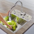 thumbnail image 7 of Coolnut Vintage Flowers Sink Splash Guard for Faucet 2 Packs Faucet Absorbent Mats, Summer Faucet Handle Drip Catcher Quickly Drying Mat for Kitchen Counter Bathroom RV, 14.9"x5.5", 7 of 7