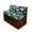 Cute Daisy, variant on XYZCANDO Mandala Print RV Dinette Cushions Comfortable Camper Accessories Stretchable Couch Cover 2 Cushion Sofa Loveseat Slipcovers 1 Backrest Cover and 1 Bench Cover Green