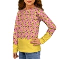 thumbnail image 5 of DISNIMO Banana Print Boys T Shirt Long Sleeve T Shirts for Kids Crew Neck Tshirt Girls Cute T-Shirts for 3-4 Year Old Girls Clothes Long Sleeve Shirts for Boys Soft Shirts Kids Fall Outfits, 5 of 7
