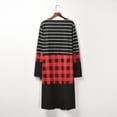 thumbnail image 6 of Munlar Plaid Cardigan Sweater Coats for Women Long Sleeve Christmas Winter Coat for Women, 6 of 9