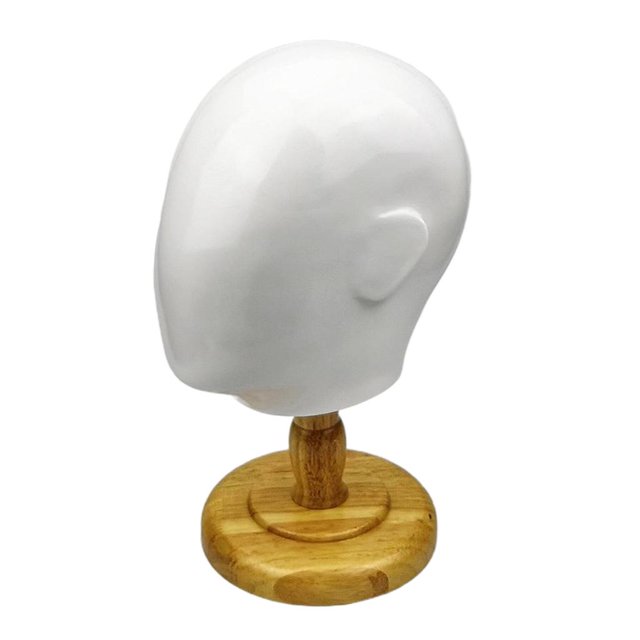 22.6 '' Modelo de Maniquí de Resina Estante de Exhibición de Pelucas Exhibidor de Gorros para Tiendas Hogar Salvador Soporte de cabeza de maniquí de resina