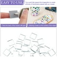 thumbnail image 3 of 280g 1 inch Square Glass Mirror Tiles Mini Glass Decorative Mosaic Tiles for Home Decoration Crafts Jewelry Making Clear, 3 of 9