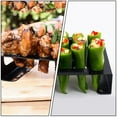 thumbnail image 2 of 1Pack Black Roasting Racks for Camping Picnic Barbecue 9.8x4.7x2in, 2 of 8