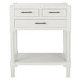 thumbnail image 2 of SAFAVIEH Filbert Solid 3 Drawer Console Table, Distressed White, 2 of 7