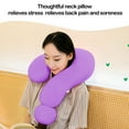 thumbnail image 5 of FastXmas Question Mark Pillows, 23.6" Coral Velvet Question Mark Shaped Throw Pillow, Soft Funny Stuffed Pillow Toy 360° Matched Provides Support Travel Neck Pillow Decorative Cushion for Couch Bed, 5 of 7