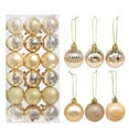 thumbnail image 1 of 36pcs Hanging Pendants Ornaments PVC Christmas Baubles Ball  Decorations, 1 of 7