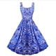 thumbnail image 5 of Vestido de fiesta informal con estampado navideño sin mangas y espalda descubierta para mujer Fridja  hjkh312, 5 of 9