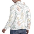thumbnail image 6 of Fotbe Men's Hoodie with Sea Animals Pattern - Kangaroo Pocket Pullover Hooded Sweatshirt, Perfect for Daily Wear, Travel, and Home-Small, 6 of 7