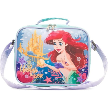 The Little Mermaid Insulated Lunch Box with Adjustable Shoulder Straps