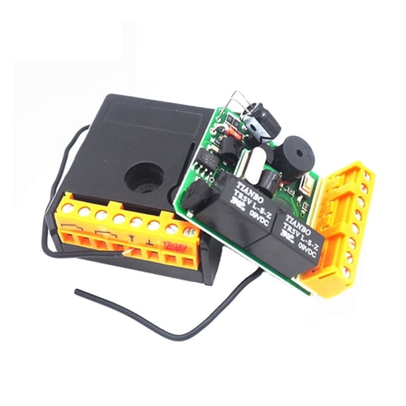 Wireless 2 Channel Garage Door Receiver Remote Control For Garage Door Works With All Rolling Codes On 433MHz