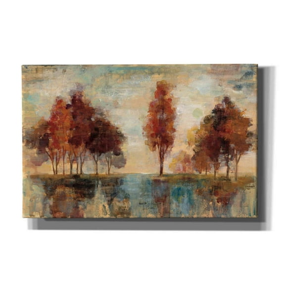 Epic Graffiti 'Field and Forest' by Silvia Vassileva, Canvas Wall Art, 40"x26"