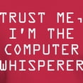 thumbnail image 3 of CafePress - Trust Me, I'm The Computer Whisperer Dark T Shirt - Men's Classic Graphic Cotton T-Shirt, 3 of 4