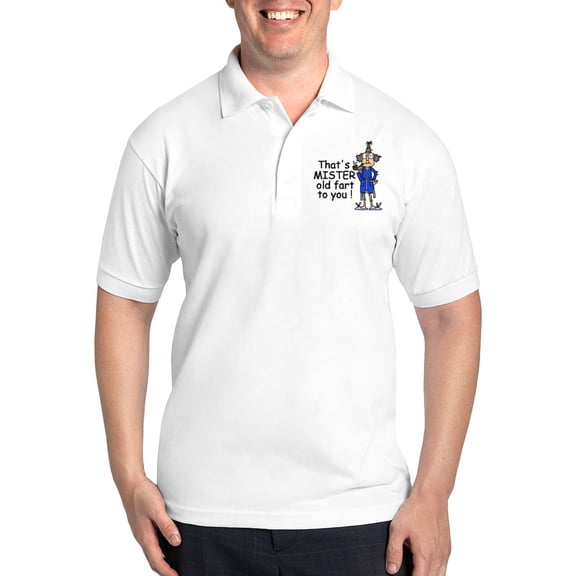 CafePress - Mr. Old Fart Golf Shirt - Golf Shirt, Pique Knit Golf Polo