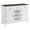 White, variant on Pemberly Row Modern 50" Transitional Wood Wine Server in Brown