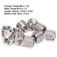 thumbnail image 4 of LAFGUR Thread Conversion Nut,Repair Nut,10Pcs Insert Nut Thread Repair Sleeve Threaded Bushing Screw Reducing Conversion Tool, 4 of 8