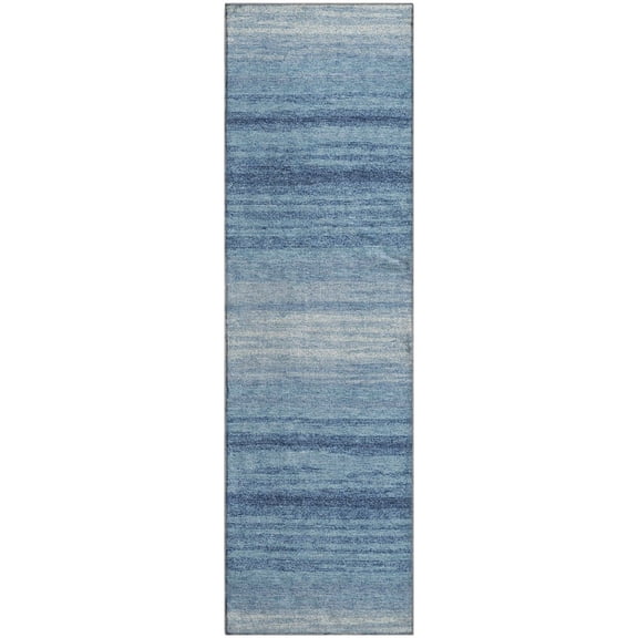 Dalyn Rugs Premium Machine Washable Mayfield AMF1033 Blue 2'3" x 7'6" Runner Rug