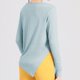 thumbnail image 1 of Women Long-Sleeve Off-Shoulder Loose Spring Breathable Leisure Sporty Tops, 1 of 6