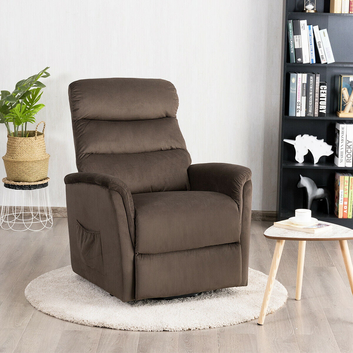 Costway Electric Lift Chair Recliner Reclining Chair Remote Living Room
