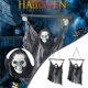 thumbnail image 2 of Decoración de esqueleto aterrador SCZ colgante de pared Halloween, 2 of 6