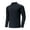 W-468 Black, variant on Gray Mens Sport Athletic Brunch Jogger Top Long Sleeve Blouses for Mens Crewneck Collared Neck Thermal Basic Fall Summer Shirt 2026 Clothing Country Concert M