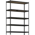 thumbnail image 3 of HELLONE 5-Tier Storage Shelves, Heavy Duty Metal Shelving Unit, Adjustable Garage Storage Shelving Utility Rack for Warehouse Pantry Kitchen Basement Laundry, Black, 48" L x 18" W x 73" H, 3 of 7