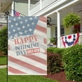 thumbnail image 5 of Nkmbld Patriotic Garden Flag, Independence Day Garden Flag Red White Blue Double Sided Linen Yard Banner for Outdoor Lawn Patio Decoration, 5 of 8