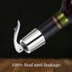thumbnail image 3 of BEMS-Pack de 2 tapones para botellas de vino de acero inoxidable reutilizables plateados, 3 of 5