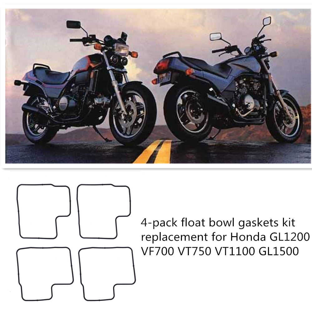 4 Float bowl gaskets kit For Honda GL1200 VF700 VT750 VT1100 GL1500 gasket  New