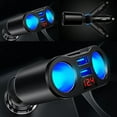 thumbnail image 2 of 12V Multi Car Cigaret Lighter Socket Splitter Dual USB Charger 2 Way Adapter, 2 of 8