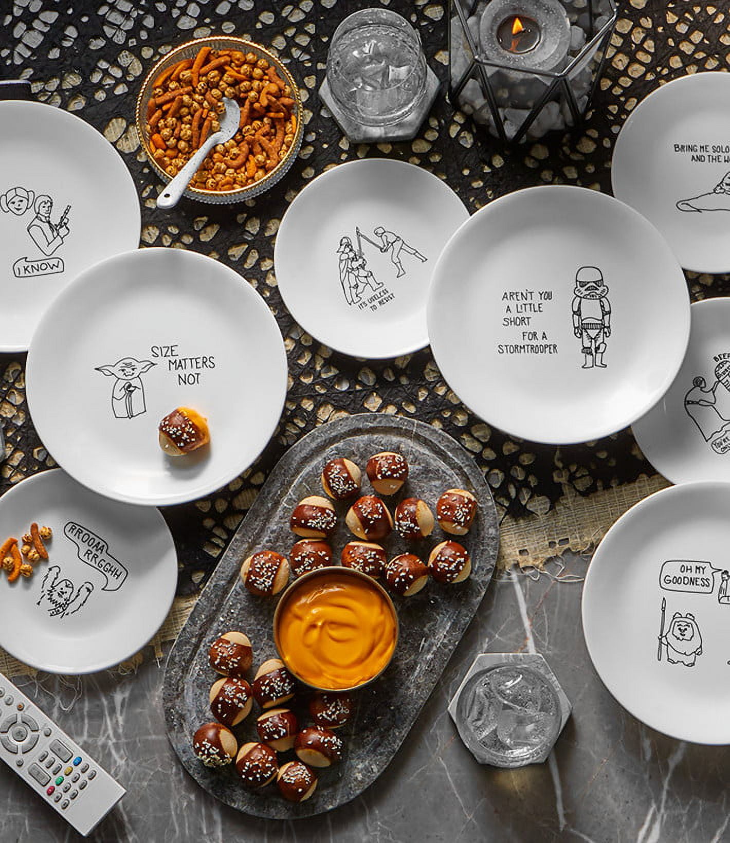 From a galaxy far, far away. . . .Corelle Star Wars plates have arrived at  The Shops #CMoGShops