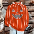 thumbnail image 2 of yoeyez Womens Oversized Sweatshirts Fleece Halloween Crewneck Sweatshirt Comfy Fall Warm Fashion Pullover Tops White,S, 2 of 7