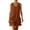 Brown, variant on Women's V Neck Sleeveless Tiered Ruffle Loose Flowy Casual Mini Dresses for Women Beach Vacation Daily Comfort Summer Wear