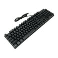 thumbnail image 2 of Teclado retroiluminado LED, teclado mecánico de 104 teclas Teclas de teclado con cable Teclado retroiluminado LED impulsado por el rendimiento, 2 of 8