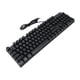 thumbnail image 2 of Teclado retroiluminado LED, teclado mecánico de 104 teclas Teclas de teclado con cable Teclado retroiluminado LED impulsado por el rendimiento, 2 of 8