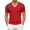Red, variant on hoksml Men's V Neck Short Sleeve T Shirt Breathable Mesh Basic Tee for Sports Daily Outdoor Casual Wear