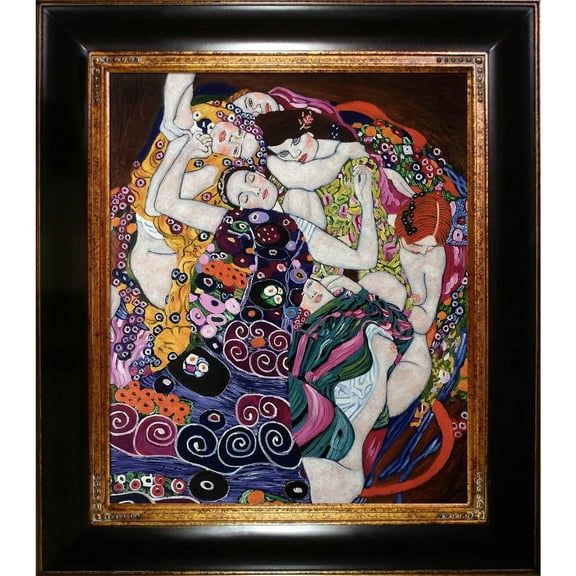 La Pastiche  Gustav Klimt 'The Virgin' Hand Painted Oil Reproduction