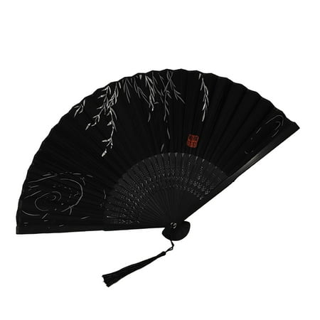 

Handheld Folding Fan Folding Hand Held Fan Decorative Retro Style Chinese Style Handheld Fan Japanese Fan for Decoration Wedding Dance Party Style G