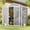 6x4 Gray, variant on Asofer 6x4 ft Metal Outdoor Storage Shed, Garden Tool Shed with Lockable Door, for Backyard Garden Patio, Gray