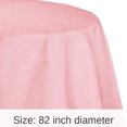 thumbnail image 5 of 12/Case Bulk Classic Pink Round Paper Table Covers 82 inch 82 inch, 5 of 6