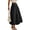Black#1, variant on LEBONYARD Womens Summer Casual Elegant Elastic High Waist Skirt,Women's Elastic Waist Solid Cotton and Linen Skirt Loose Large Lantern Skirt Gray Free Size