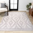 thumbnail image 5 of JONATHAN Y MOROCCAN HYPE 8 x 10 Area Rug, Rih Moroccan Style Diamond - Ivory/Gray, MOH306A-8, 5 of 10