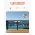 thumbnail image 4 of STAWAY 42" Stainless Steel Cable Railing Post - Durable, Pre-Drilled, Easy Install for Decks & Stairs - Compliant with Safety Regulations, Multi-Scene Use, 4 of 9