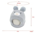 thumbnail image 2 of Sentuca Toddler Baby Hats for Boys Girls Beanies Comfortable Warm Soft Knit Winter Hats, 2 of 3