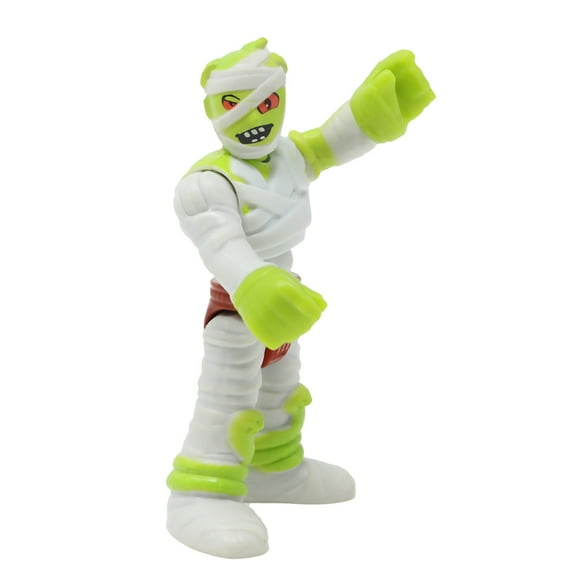 Replacement Part for Fisher-Price Imaginext Collectible Serpent Strike Pyramid Playset DRM07 Mummy Guards FDN35 - Replacement Poseable Mummy Guard Figure with Snakes on Legs