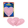 thumbnail image 2 of Heart Doilies, Pink, 4", Pack Of 100, 2 of 4