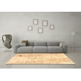 thumbnail image 3 of Ahgly Company Indoor Square Abstract Brown Modern Area Rugs, 3' Square, 3 of 4
