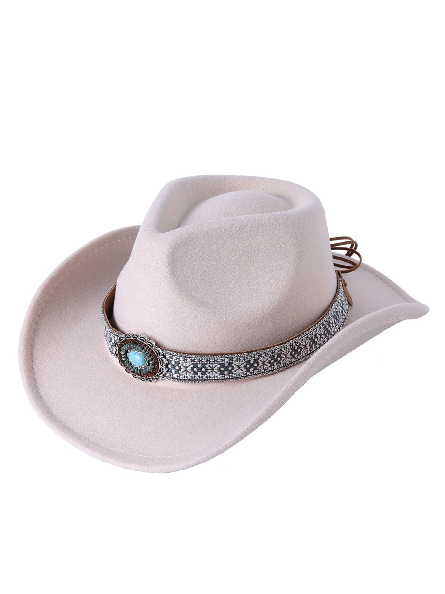 Wide Brim Cowgirls Cowboy Hat 