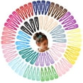 thumbnail image 2 of 80PCS Hair Clips, Non-Slip Metal Hair Barrettes Colorful Small Snap Barrettes Hairstyles Braid Bangs Hairpins Mini Hair Clips Fashion Cute Hair Accessories for Women Girls Toddler Kids Type 1, 2 of 5