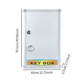 thumbnail image 2 of Caja de bloqueo de llaves Zulema estuche para guardar llaves de montaje en pared Posición 120, 2 of 8